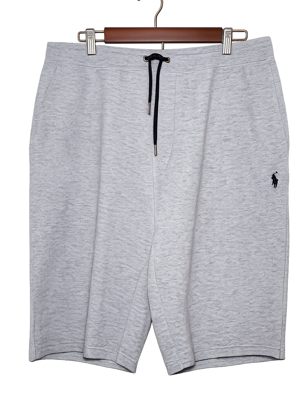 Polo Ralph Lauren Gray Lounge Shorts Pony Logo Drawstring Athletic Sweatshorts L - Picture 2 of 5